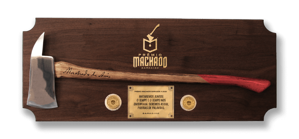 Darkside Books lança Prêmio Machado durante quarentena 2 trofeu machado darkside